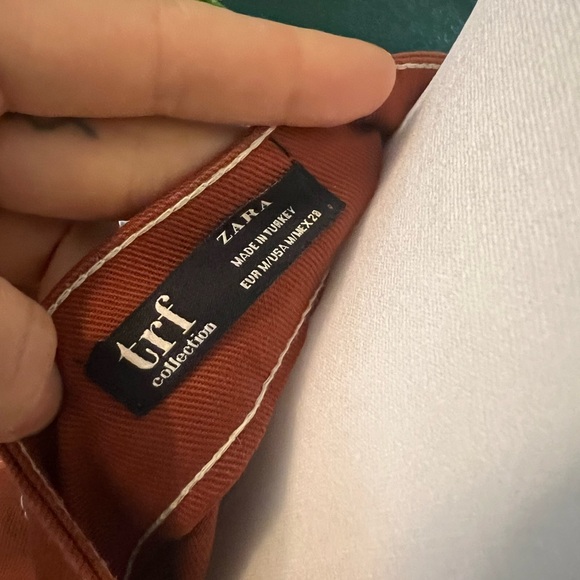 Rust Orange Mini Skirt from Zara - Picture 3 of 3